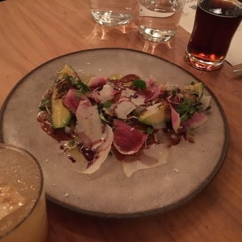 The Progress - Hass Avocado-Manchego 'wedge' - New American Near Me - San Francisco, California The Progress - Hass Avocado-Manchego 'wedge' - New American Near Me - San Francisco, California