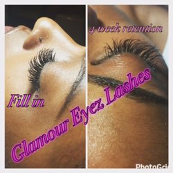 Glamour Eyez Lashes - Still Lashes after4 weeks. Fill in service