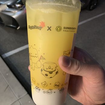 Sunright Tea Studio - Southwest - Mango Yakult with mochi topping - Bubble Tea Near Me - Las Vegas, Nevada Sunright Tea Studio - Southwest - Mango Yakult with mochi topping - Bubble Tea Near Me - Las Vegas, Nevada