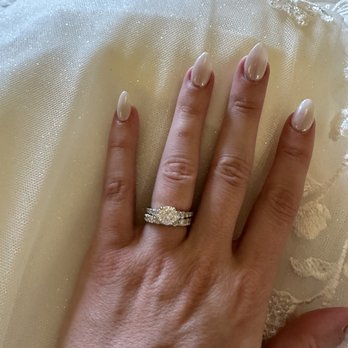 Ooh La La Nails & Spa - Acrylic "Hailey Bieber" nails - Nail Salons Near Me - Jacksonville, Florida
