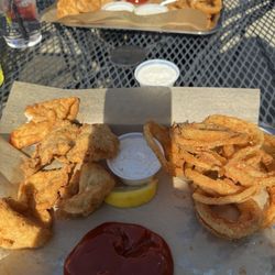 The Tin Fish - Chicken Tenders & Onion Rings