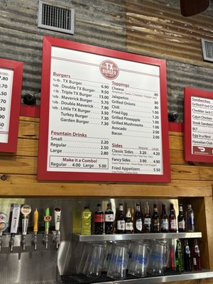 Menu photo 2 TX Burger College Station, TX
