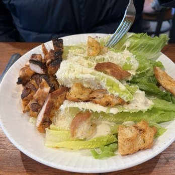 Rocker Oysterfeller's - Caesar salad with blackened chicken - Seafood Near Me - Bodega Bay, California Rocker Oysterfeller's - Caesar salad with blackened chicken - Seafood Near Me - Bodega Bay, California