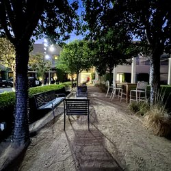 Outdoor seating.