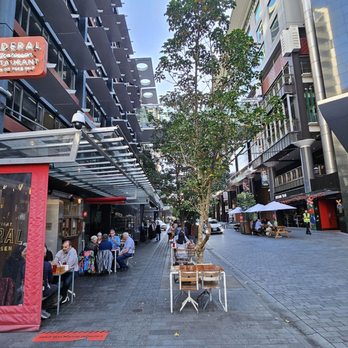 Federal Delicatessen - Entrance. Outdoor dining. Directly across from the Sky Tower. - American Near Me - Auckland, AUK Federal Delicatessen - Entrance. Outdoor dining. Directly across from the Sky Tower. - American Near Me - Auckland, AUK