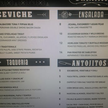 Cuchillo - Latin American Near Me - Vancouver, British Columbia