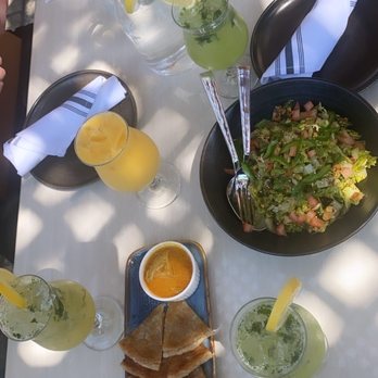 Aung Burma - Palatha, cucumber mint lemonade, and tea leaf salad - Burmese Near Me - Concord, California
