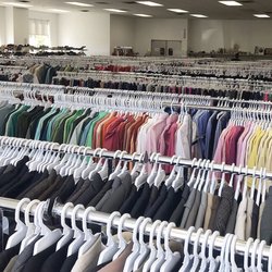 Goodwill Industries - Many Racks of clothing, very organized but no vintage clothes