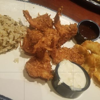Red Lobster - Red Lobster: Pick 2; coconut shrimp and potstickers - Seafood Near Me - Brea, California Red Lobster - Red Lobster: Pick 2; coconut shrimp and potstickers - Seafood Near Me - Brea, California