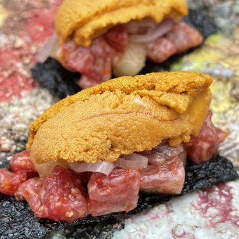 Robin - Nori with A5 wagyu and Fort Bragg uni - Sushi Bars Near Me - San Francisco, California Robin - Nori with A5 wagyu and Fort Bragg uni - Sushi Bars Near Me - San Francisco, California