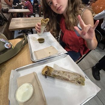 Kati Roll Company - One potato roll and one Chana Masala Roll - Indian Near Me - London, XGL Kati Roll Company - One potato roll and one Chana Masala Roll - Indian Near Me - London, XGL