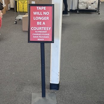 The UPS Store - Imagine a restaurant saying "silverware will no long be a courtesy" - Shipping Centers Near Me - Lancaster, California