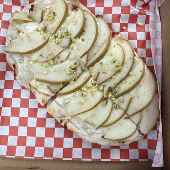 Celeste Bite - Pear & Gorgonzola pizza - Italian Near Me - Holladay, Utah
