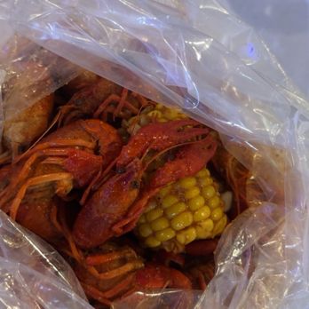 The Boiling Crab - Frozen crawfish with corn - Seafood Near Me - San Marcos, California The Boiling Crab - Frozen crawfish with corn - Seafood Near Me - San Marcos, California