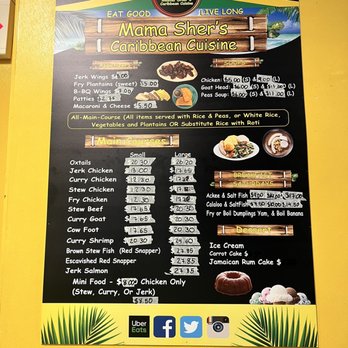 Mama Shers Caribbean Cuisine - Menu - Caribbean Near Me - Union, New Jersey Mama Shers Caribbean Cuisine - Menu - Caribbean Near Me - Union, New Jersey