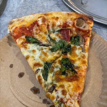 Aniello's Pizzeria - Pepperoni, spinach and anchovies - Pizza Near Me - Corning, New York