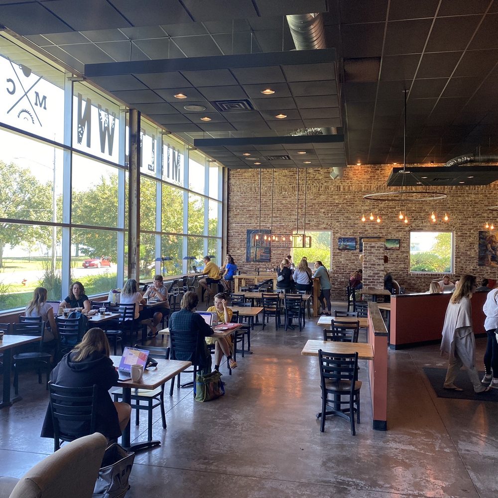 Milltown Coffee - Inside - large windows - Coffee & Tea Near Me - Moline, Illinois