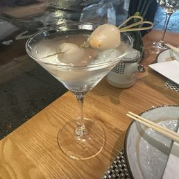Lychee martini Lychee martini