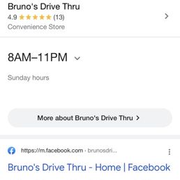 Bruno's hours Bruno's hours