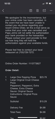 Papa Johns Pizza by null