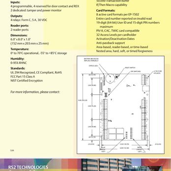 Jr Electronics - Second data sheet. - Security Systems Near Me Jr Electronics - Second data sheet. - Security Systems Near Me