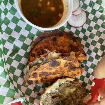 Maestro Tacos - Notice the color of these birria tacos - Tacos Near Me - Fort Worth, Texas Maestro Tacos - Notice the color of these birria tacos - Tacos Near Me - Fort Worth, Texas