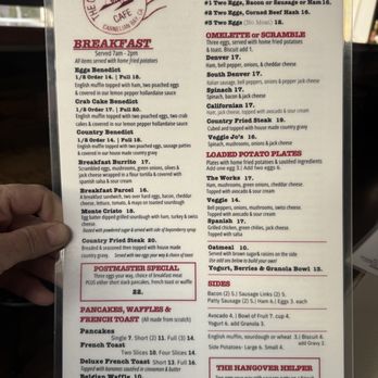 The Old Post Office Cafe - Breakfast menu - Breakfast & Brunch Near Me - Carnelian Bay, California The Old Post Office Cafe - Breakfast menu - Breakfast & Brunch Near Me - Carnelian Bay, California