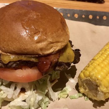 Chili's - Just Bacon Burger and Corn on the Cob from their 3 for $10 Meal Deal! - American Near Me - Fair Oaks, California