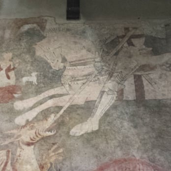 St Lawrence ' s Church - Wall paintings - Churches Near Me - Broughton, MIK