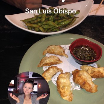 Sushiya - The made us a special SPICY GARLIC EDAMAME and there are the best gyozas ever !! - Japanese Near Me - San Luis Obispo, California Sushiya - The made us a special SPICY GARLIC EDAMAME and there are the best gyozas ever !! - Japanese Near Me - San Luis Obispo, California