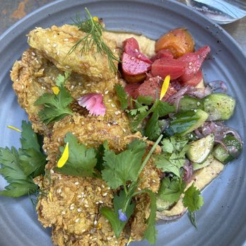 Foreign Cinema - Curry Sesame Fried Chicken - Breakfast & Brunch Near Me - San Francisco, California