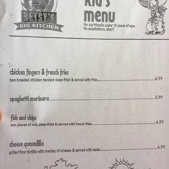 Betsy's Cafe - Kids lunch menu - Cafes Near Me - Carson City, Nevada