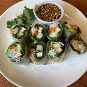 Siam Square Thai Cuisine - Basil Roll - 2 rolls - Thai Near Me - Smyrna, Georgia Siam Square Thai Cuisine - Basil Roll - 2 rolls - Thai Near Me - Smyrna, Georgia