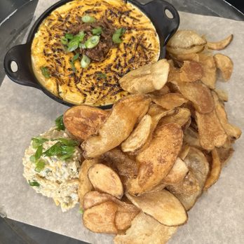 The Rustic - The cheese dip duo - MEDICORE but comes with a show - Breakfast & Brunch Near Me - Houston, Texas