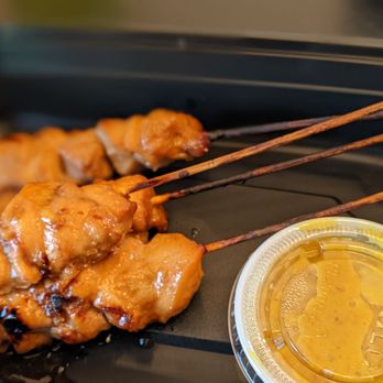 Lime Tree Southeast Asian Kitchen - chicken skewers with dipping sauce - Malaysian Near Me - San Francisco, California