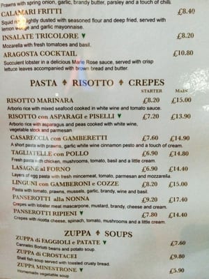 Menu photo 3 La Nonna Birmingham, XWM