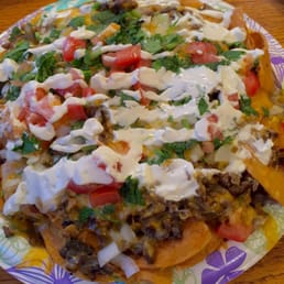 Super nachos! Yum! Super nachos! Yum!