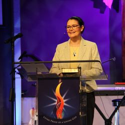 Sunnyvale International Church - Senior Pastor, Pastor Lupe Sanchez sharing God's Word