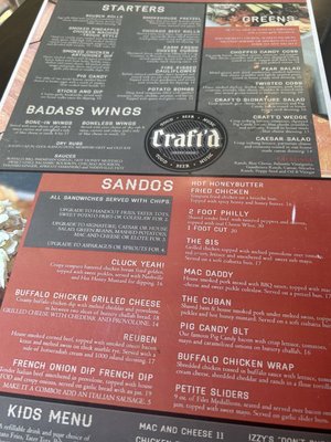 Menu photo 2 Craft'd Plainfield, IL Menu photo 2 Craft'd Plainfield, IL