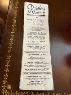Menu photo 4 Rosalee’s Pizzeria Longmont, CO