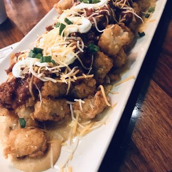 Big Ditch Brewing - Loaded tater Tots - New American Near Me - Buffalo, New York Big Ditch Brewing - Loaded tater Tots - New American Near Me - Buffalo, New York