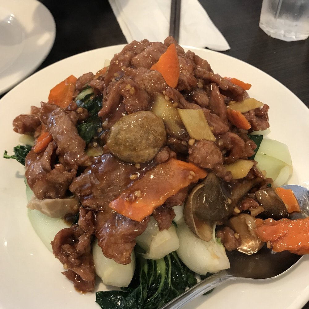 Cheung Hing Restaurant - Beef with Chinese Broccoli except subbed out with bok choy. SO GOOD - Chinese Near Me - Millbrae, California
