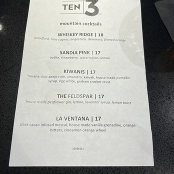TEN 3 - New American Near Me - Albuquerque, New Mexico