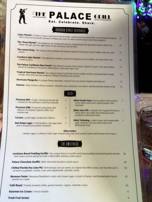 Menu photo 6 The Palace Grill Santa Barbara, CA Menu photo 6 The Palace Grill Santa Barbara, CA