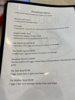 Menu photo 7 Route 66 Diner Tampa Bay, FL Menu photo 7 Route 66 Diner Tampa Bay, FL