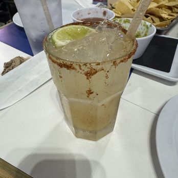 The Boat - House margarita with tajin - Seafood Near Me - Austin, Texas