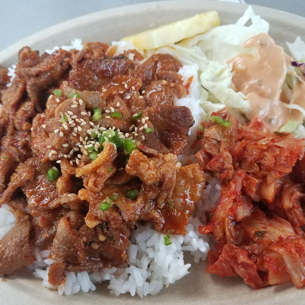 Yellow Kitchen - Spicy pork - Food Trucks Near Me - Waipahu, Hawaii Yellow Kitchen - Spicy pork - Food Trucks Near Me - Waipahu, Hawaii