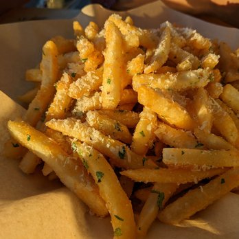 Oasis Texas Brewing - Parmesan fries - Breweries Near Me - Austin, Texas
