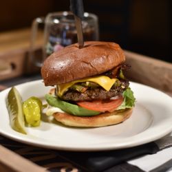 Grounded Coffee Shop - 1/3 lb "The Works" Burger