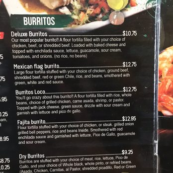 Anayas - Menu. I like burritos. - Mexican Near Me - Tempe, Arizona Anayas - Menu. I like burritos. - Mexican Near Me - Tempe, Arizona